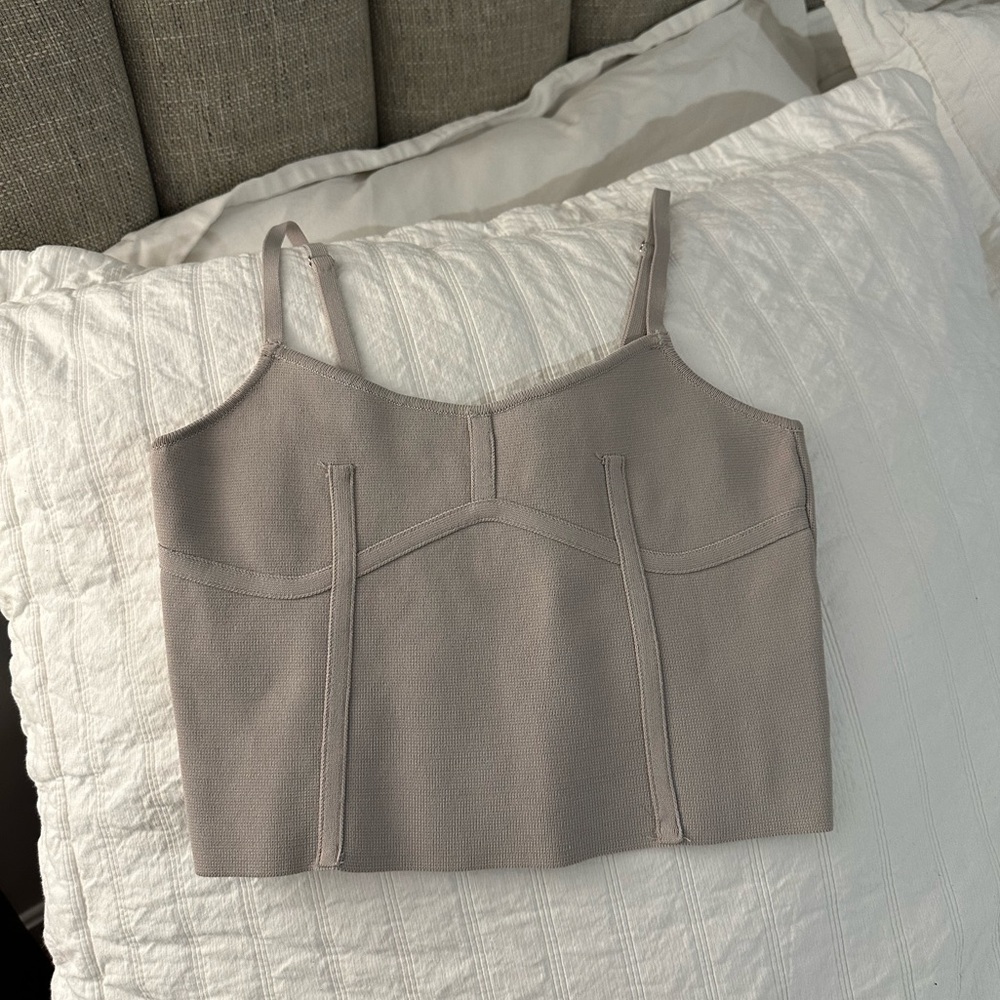 Zara Corset Seam Tank Top